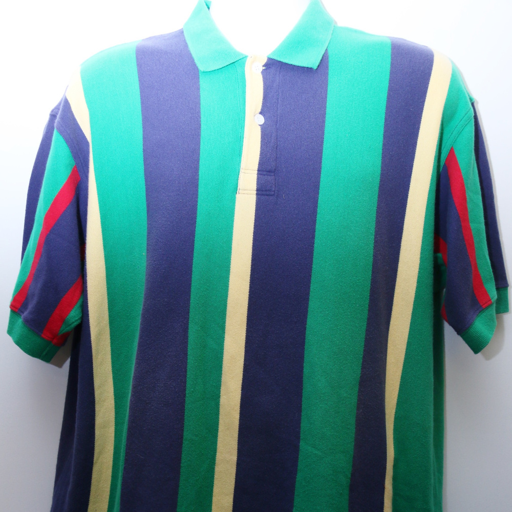 80's Vintage "SALTY DOG GANT" Colorful Polo Shirt